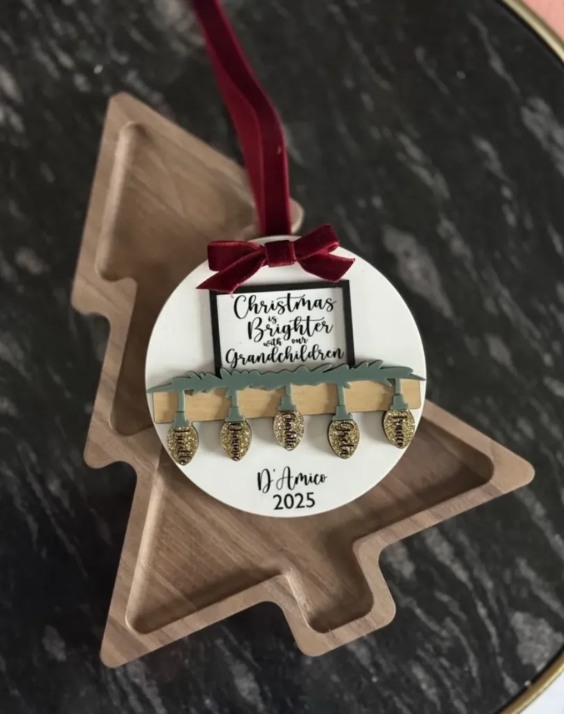 Grandchildren Mantle Ornament