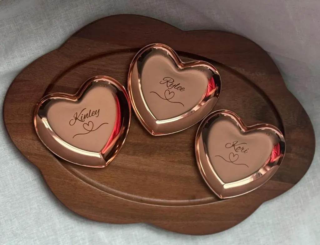 Heart Shaped Jewelry Tray